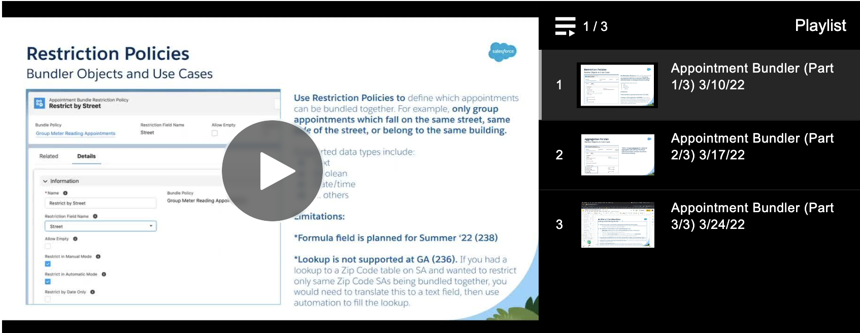 Appointment Bundler Series